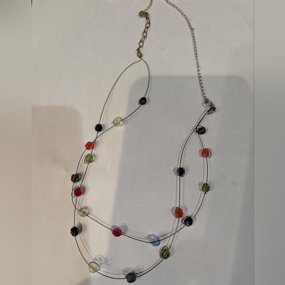 Necklace - Multicolor Beaded